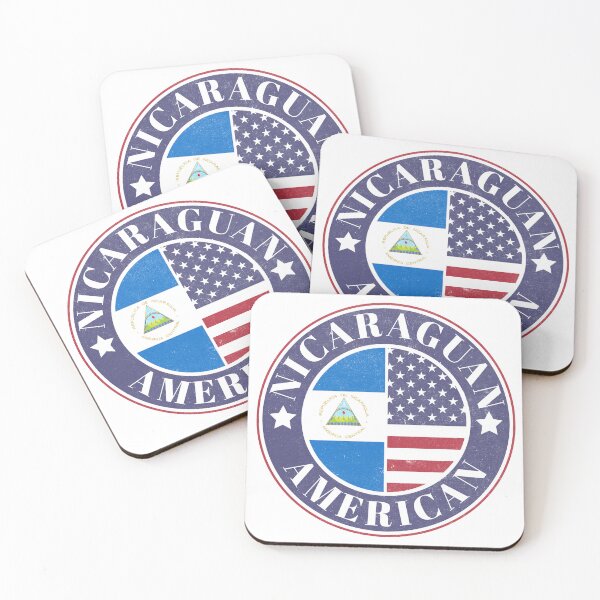Item preview, Proud Nicaraguan-American Badge - Nicaragua Flag designed and sold by chrisrivait.