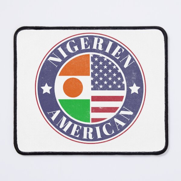 Item preview, Proud Nigerien-American Badge - Niger Flag designed and sold by chrisrivait.