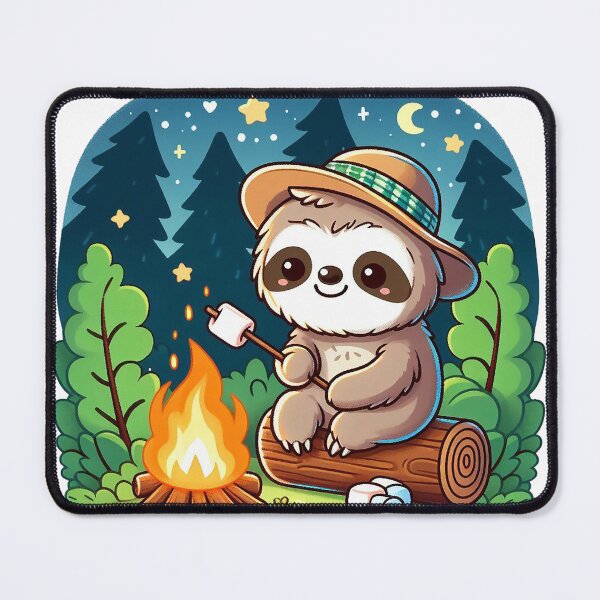 Item preview, Campfire Sloth designed and sold by istoriadesign.