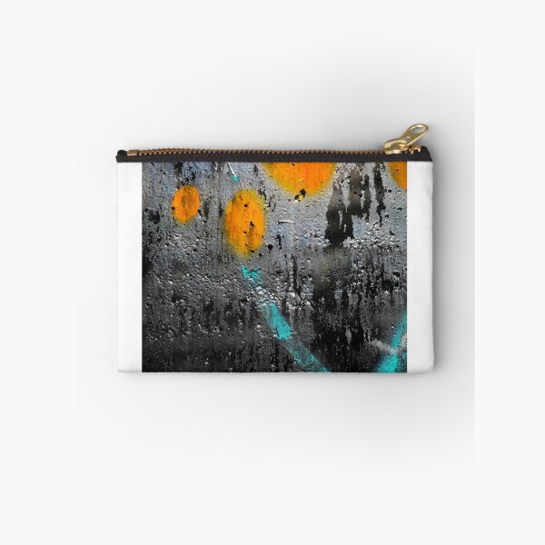 Aperçu de l'œuvre Patine abstraite en orange et bleu créée et vendue par Scopic.