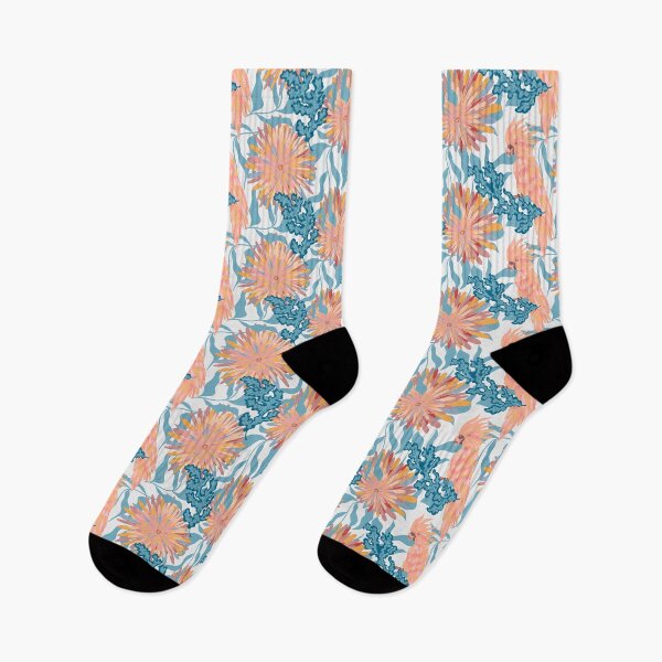 Item preview, Stylized  Chrysanthemums flowers and cockatoo pattern in Japanese Style designed and sold by NayaChu.