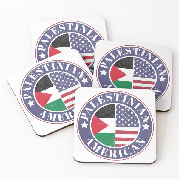 Item preview, Proud Palestinian-American Badge - Palestine Flag designed and sold by chrisrivait.