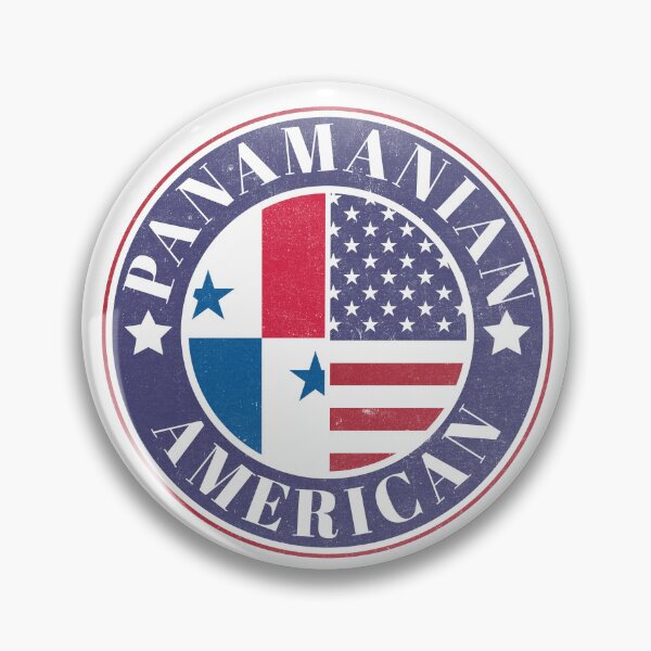 Item preview, Proud Panamanian-American Badge - Panama Flag designed and sold by chrisrivait.