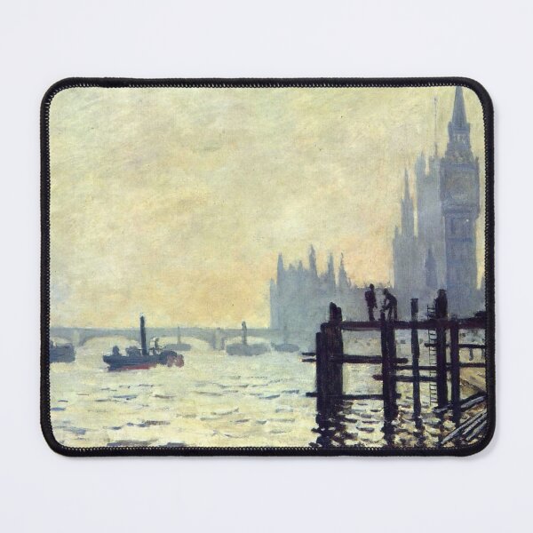 Item preview, The Thames Below Westminster Claude Monet painting designed and sold by ArtUnova.