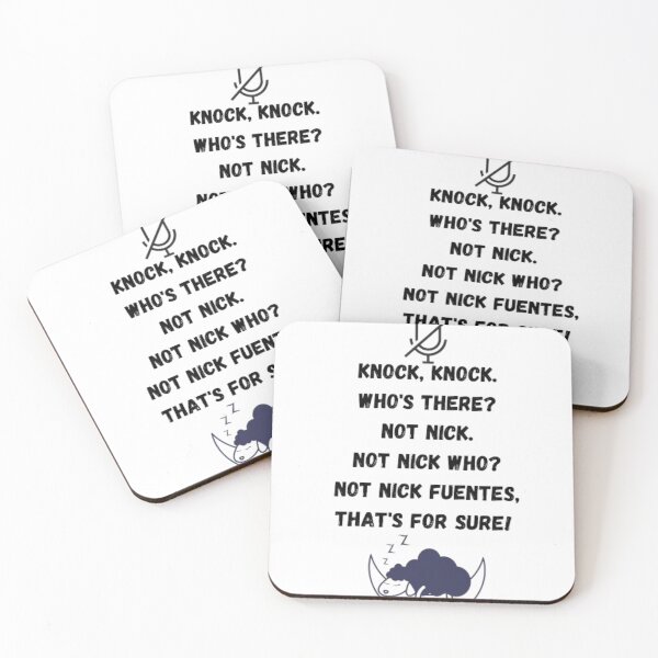 Item preview, Mute Nick Fuentes Knock Knock Joke  designed and sold by TeeSquarez.