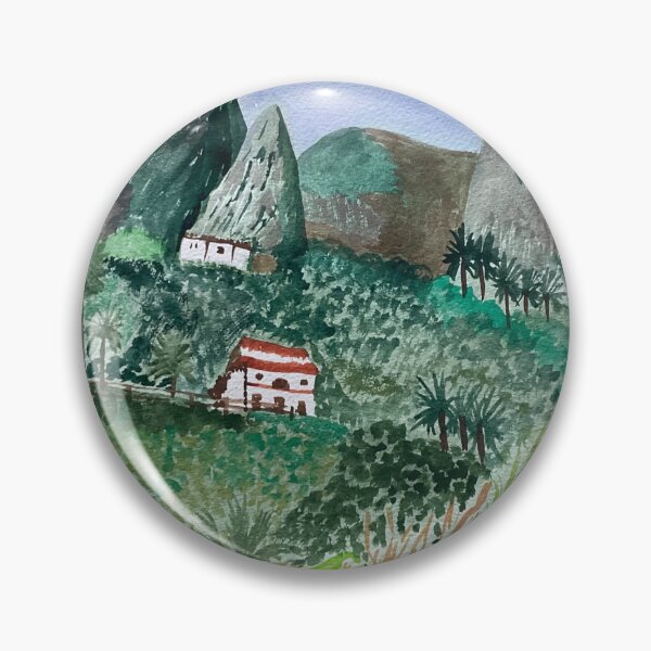 Item preview, Lush green La Gomera designed and sold by MrsNelsonpaints.