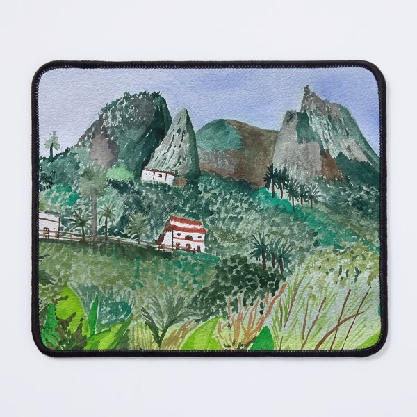 Item preview, Lush green La Gomera designed and sold by MrsNelsonpaints.