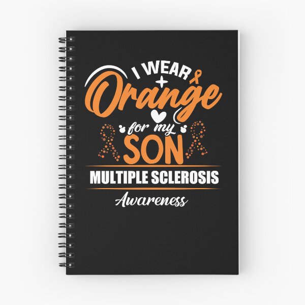 Aperçu de l'œuvre I Wear Orange For My Son Multiple Sclerosis Awareness Gear créée et vendue par DynamicDesign.