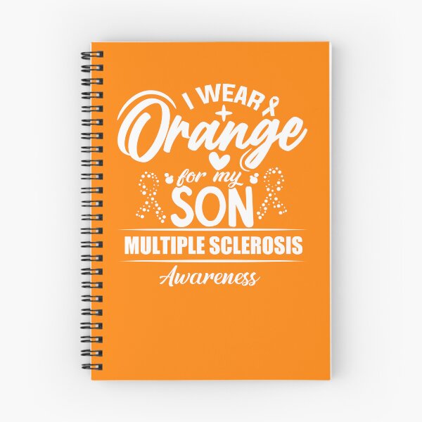 Aperçu de l'œuvre I Wear Orange For My Son Multiple Sclerosis Awareness Gear créée et vendue par DynamicDesign.