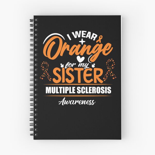 Aperçu de l'œuvre I Wear Orange For My Sister Multiple Sclerosis Awareness Gear créée et vendue par DynamicDesign.