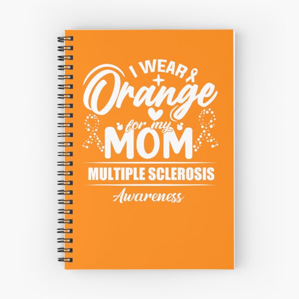 Aperçu de l'œuvre I Wear Orange For My Mom Multiple Sclerosis Awareness Gear créée et vendue par DynamicDesign.