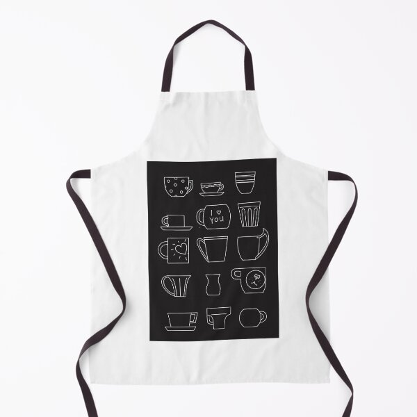 Item preview, graphic image of silhouettes of cups on a shelf designed and sold by AnVag.