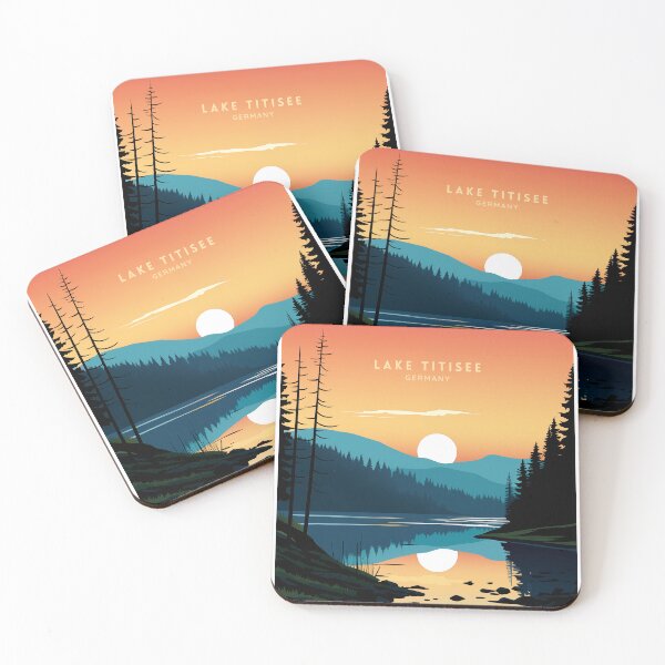 Item preview, Lake Titisee Germany Black Forest Retreat designed and sold by NeuralVibe.