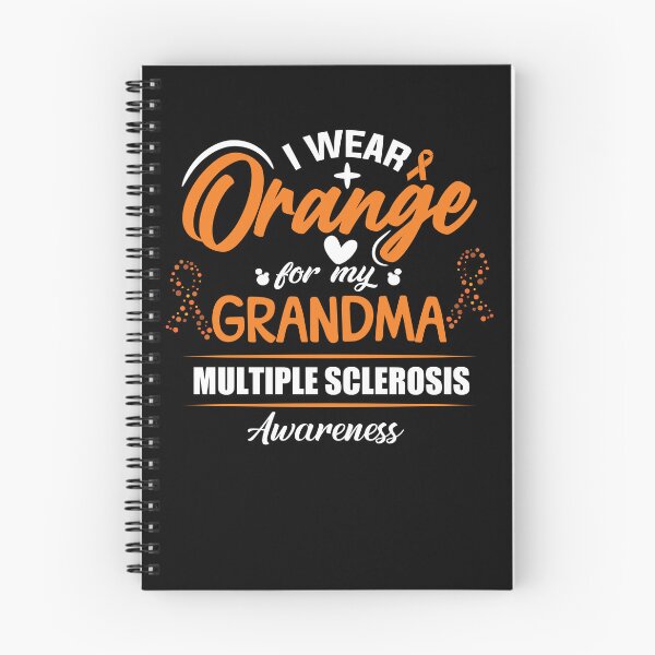 Aperçu de l'œuvre I Wear Orange For My Grandma Multiple Sclerosis Awareness Gear créée et vendue par DynamicDesign.