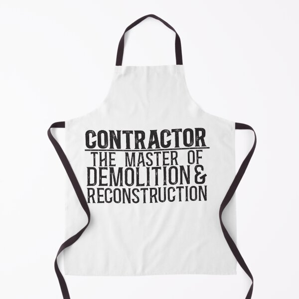 Item preview, Contractor: The master of demolition and reconstruction. designed and sold by TeesYouWant.