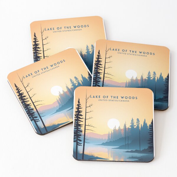 Item preview, Lake of the Woods USA/Canada Angler's Paradise designed and sold by NeuralVibe.