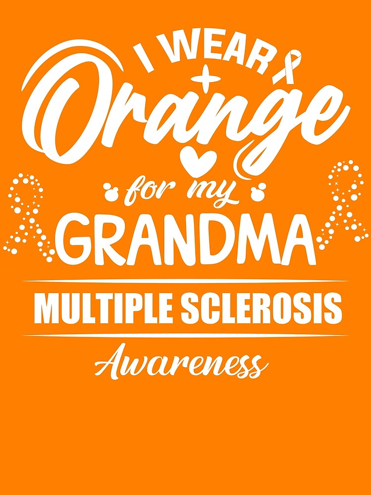 Thumbnail 3 von 3, Tuch, I Wear Orange For My Grandma Multiple Sclerosis Awareness Gear designt und verkauft von DynamicDesign.
