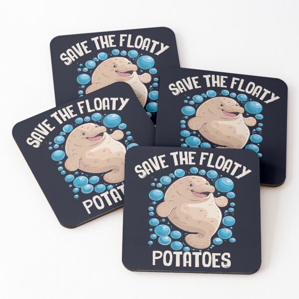 Item preview, Adorable Manatee, Save the Floaty Potatoes, Cute Animal Fun designed and sold by madtoyman.