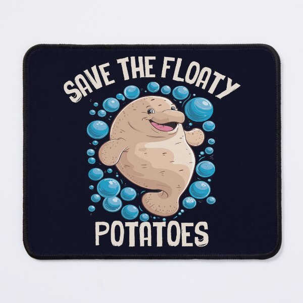 Item preview, Adorable Manatee, Save the Floaty Potatoes, Cute Animal Fun designed and sold by madtoyman.