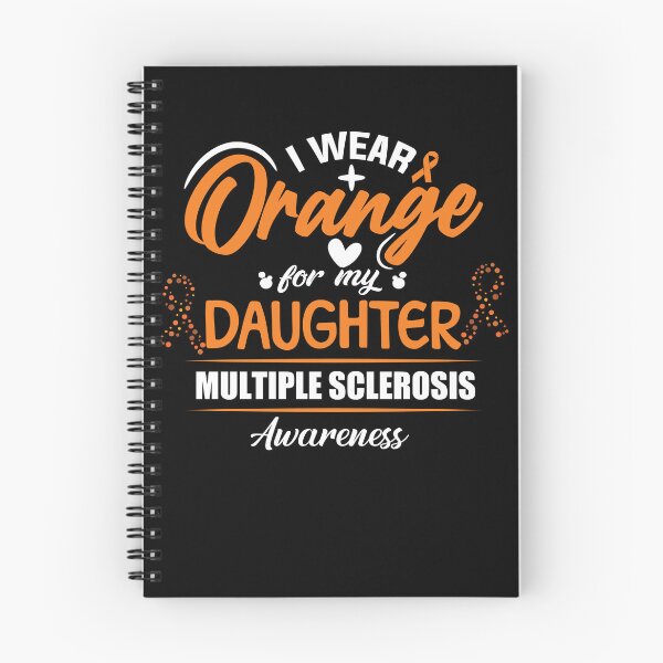 Aperçu de l'œuvre I Wear Orange For My Daughter Multiple Sclerosis Awareness Gear créée et vendue par DynamicDesign.