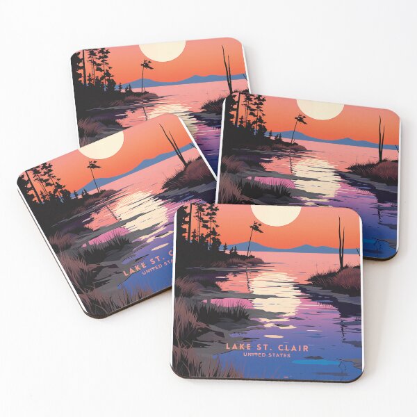Item preview, Lake St. Clair USA Boating Haven designed and sold by NeuralVibe.