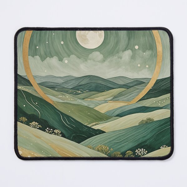 Item preview, Green Hills under Moonlight designed and sold by Lizetteh.