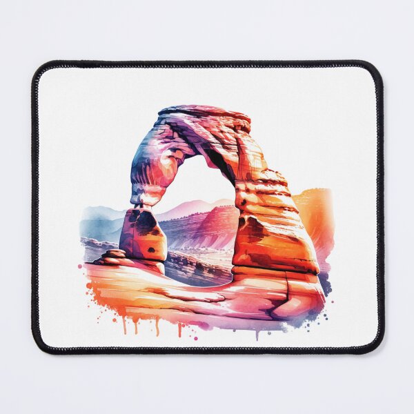 Item preview, Watercolor Arches National Park Delicate Arch designed and sold by Ginngers.