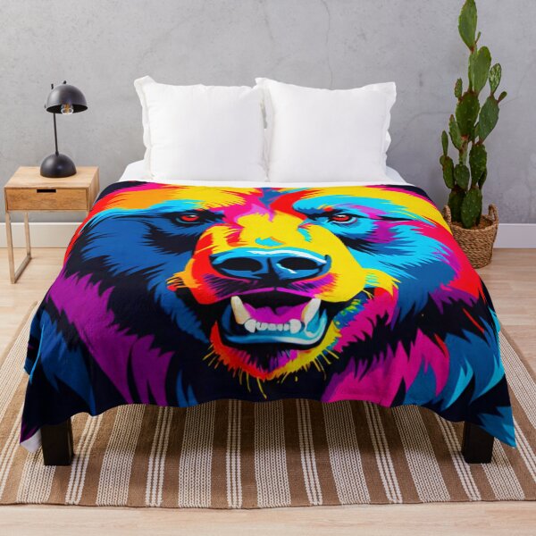 Item preview, Vibrant Grizzly Bear designed and sold by GrizzlyCollective.