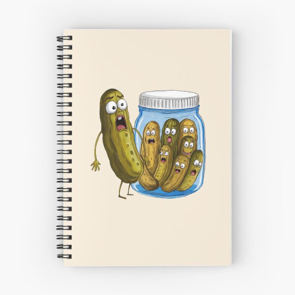 Item preview, Funny Pickle Surprise Cucumber And A Jar Of Sliced Pickles designed and sold by Fatimah Saeed.