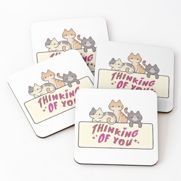 Item preview, Three cute cats : thinking of you  designed and sold by priyankajustine.