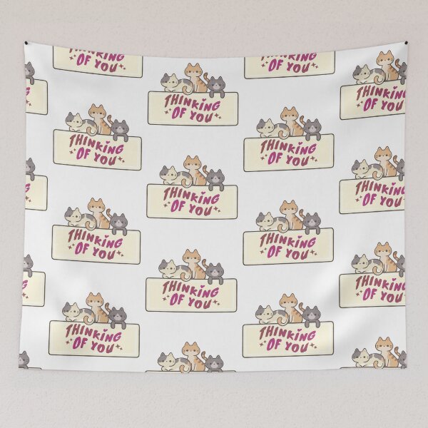 Item preview, Three cute cats : thinking of you  designed and sold by priyankajustine.