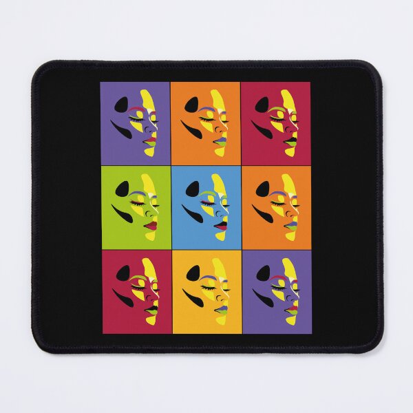 Item preview, Female faces pop art pattern designed and sold by Art-of-Rory.