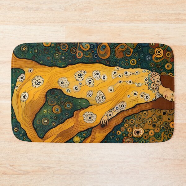 Item preview, Artistic Symphony: Lady in Golden Dress by Klimt and van Gogh designed and sold by stine1.