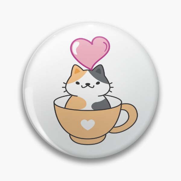 Item preview, Cute cat in a teacup  designed and sold by priyankajustine.