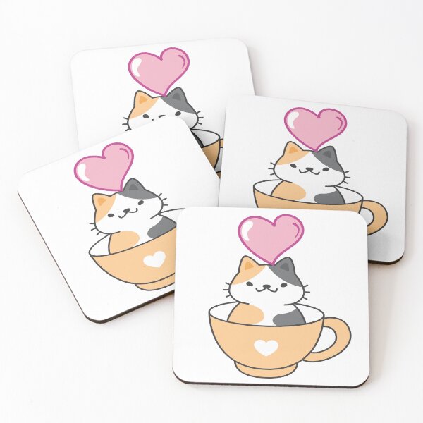 Item preview, Cute cat in a teacup  designed and sold by priyankajustine.