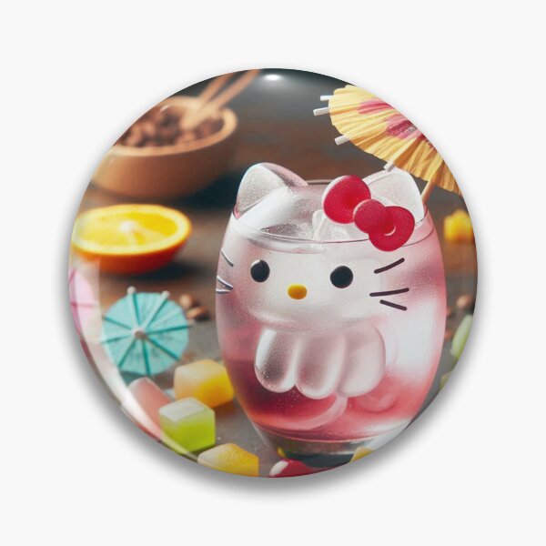 Item preview, Kitty-themed cocktail glass designed and sold by Sadia  Jannat.