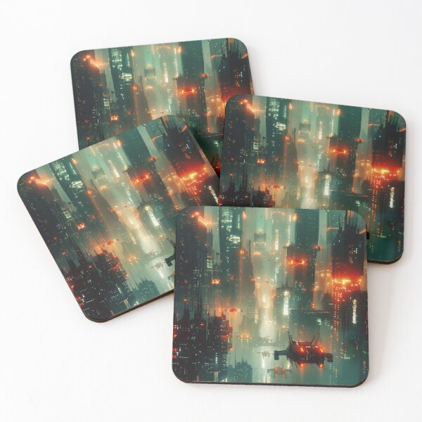 Item preview, Futuristic Urban Sprawl designed and sold by palmyst.