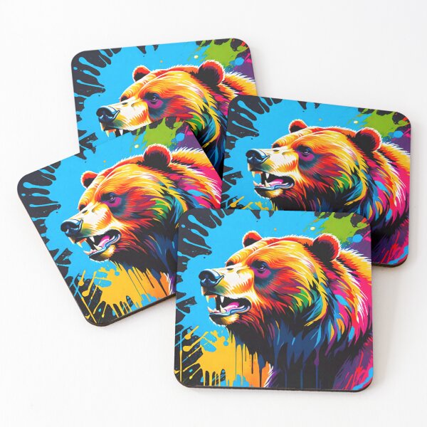 Item preview, Ferocious Side View of Grizzly Bear designed and sold by GrizzlyCollective.
