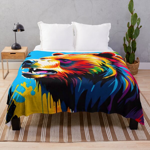 Item preview, Ferocious Side View of Grizzly Bear designed and sold by GrizzlyCollective.