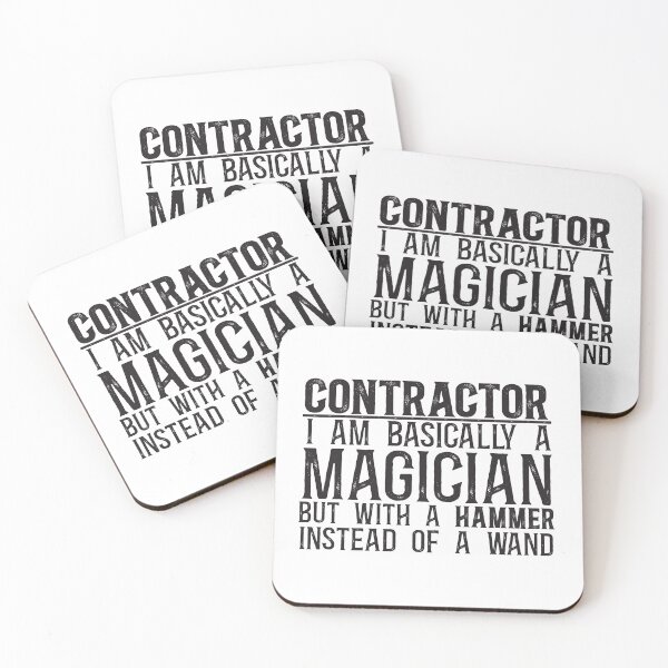 Item preview, Contractor: I am basically a magician, but with a hammer instead of a wand designed and sold by TeesYouWant.