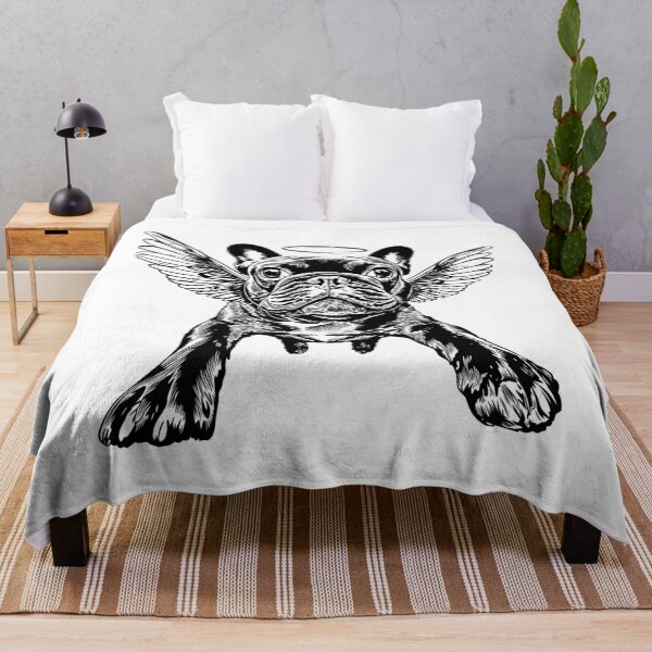 Item preview, Frenchie Angel – French Bulldog with wings designed and sold by Christine Krahl.