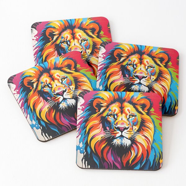 Item preview, Bright and Colourful Lion designed and sold by GrizzlyCollective.