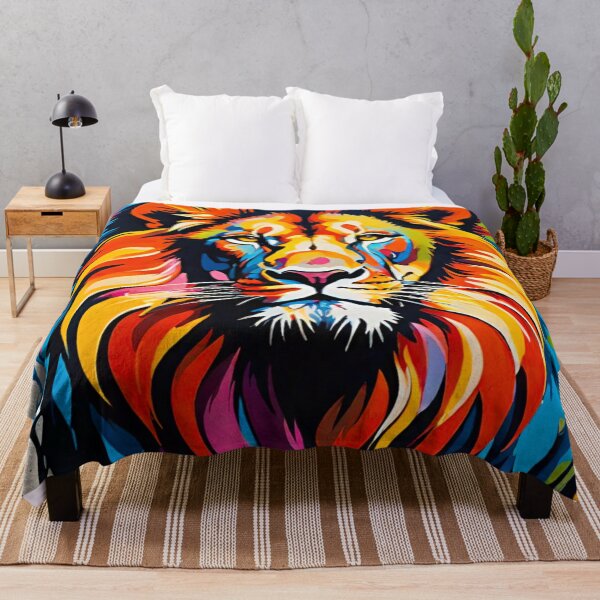 Item preview, Bright and Colourful Lion designed and sold by GrizzlyCollective.