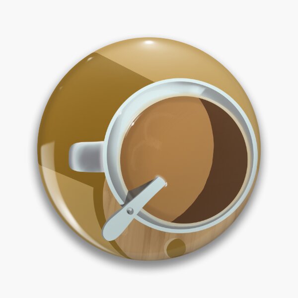 Item preview, a cup of coffee with milk stands on a sunny table designed and sold by AnVag.