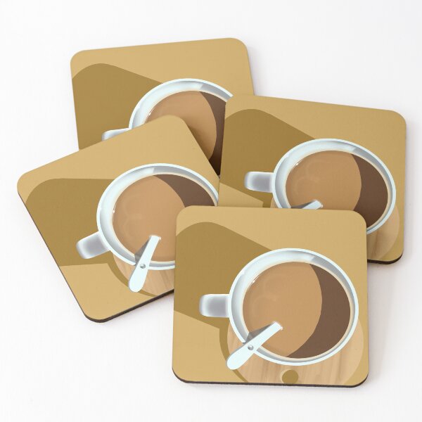 Item preview, a cup of coffee with milk stands on a sunny table designed and sold by AnVag.
