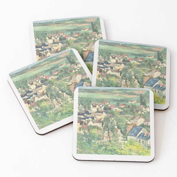 Item preview, Paul Cézanne Auvers Panoramic View Exhibition Poster designed and sold by BelovedArtPrint.