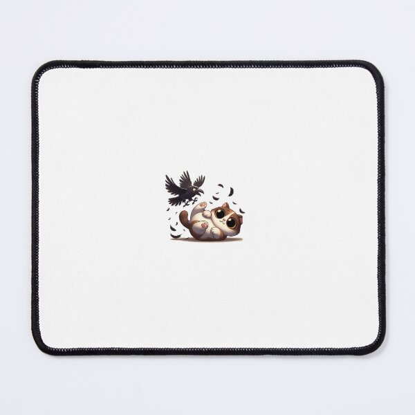 Item preview, A kitten was kicked to the ground by a crow. designed and sold by liugr-dl.