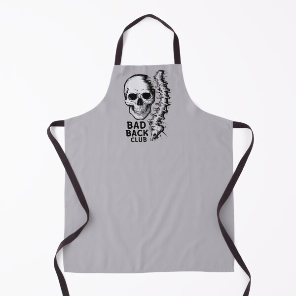 Item preview, Bad Back Club Skull and Spine Gothic and Fun  designed and sold by madtoyman.