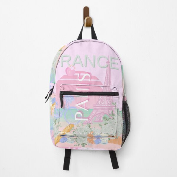 Item preview, Paris, France, Travel Art, Preppy, Pastel, Pink designed and sold by Magic Love Art Print.