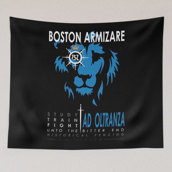 Item preview, Boston Armizare Ad Oltranza Lion Poster designed and sold by BostonArmizare.